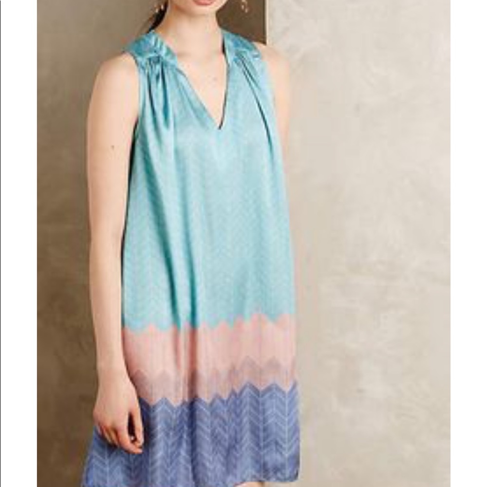 Anthropologie Nomad Morgan Carper Sunfall Dress